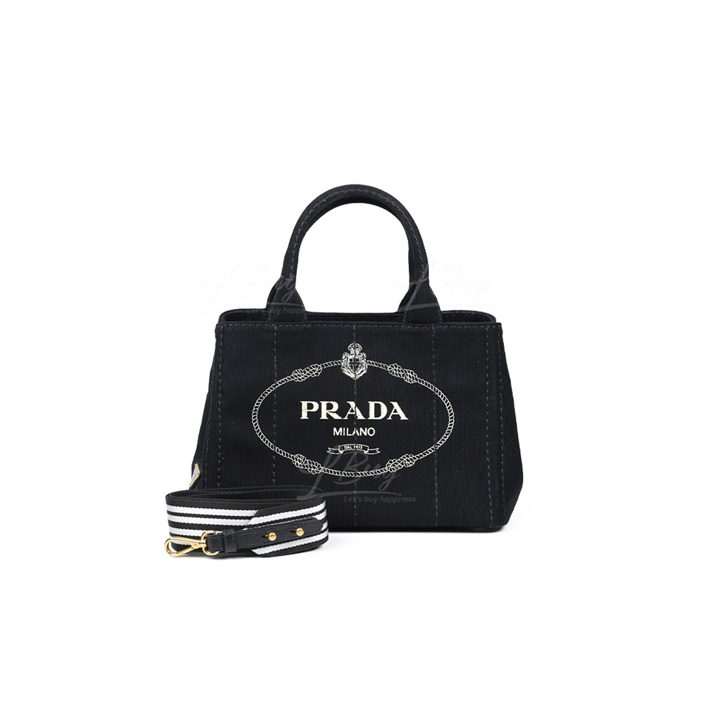 pra*a De*1m black De*1m shoulder bag 1bg439 (28*20*15cm)